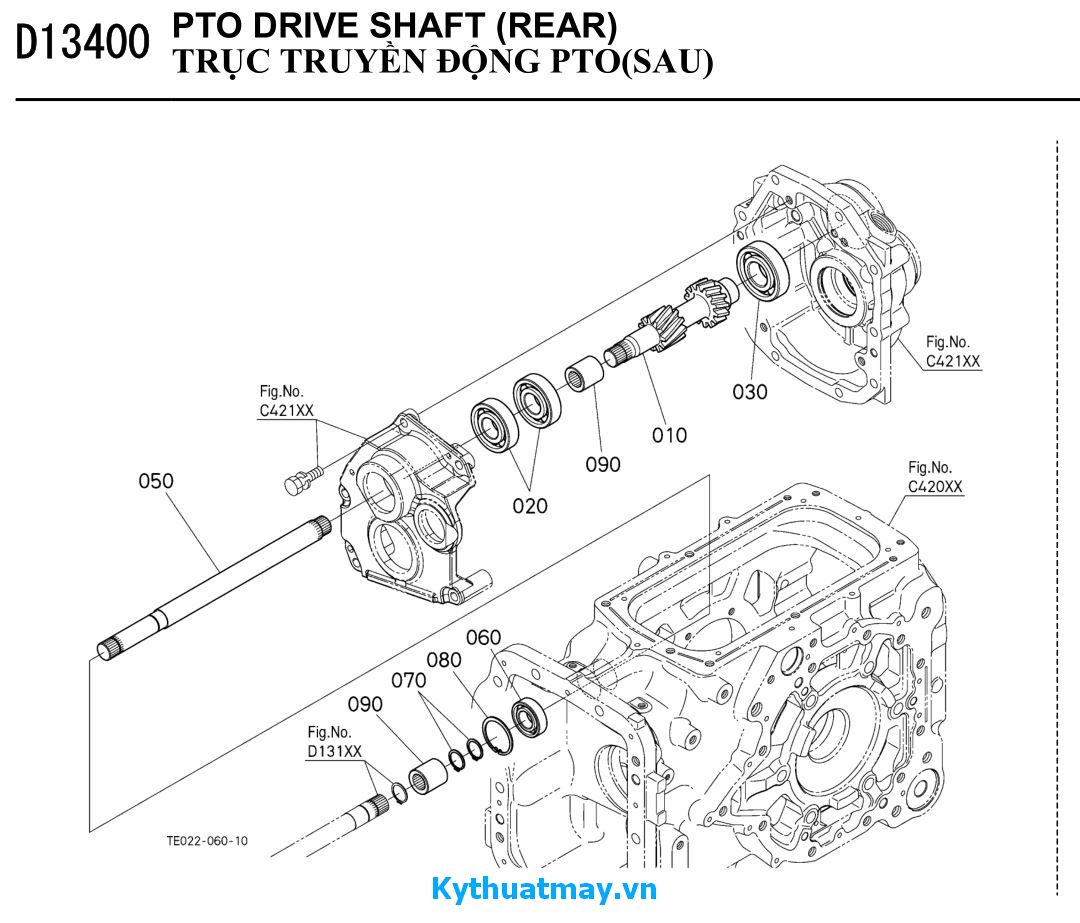 Trục truyền động PTO sau